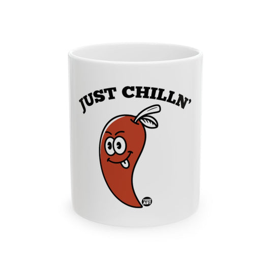 Just Chillin' with Red Chili Character Mug