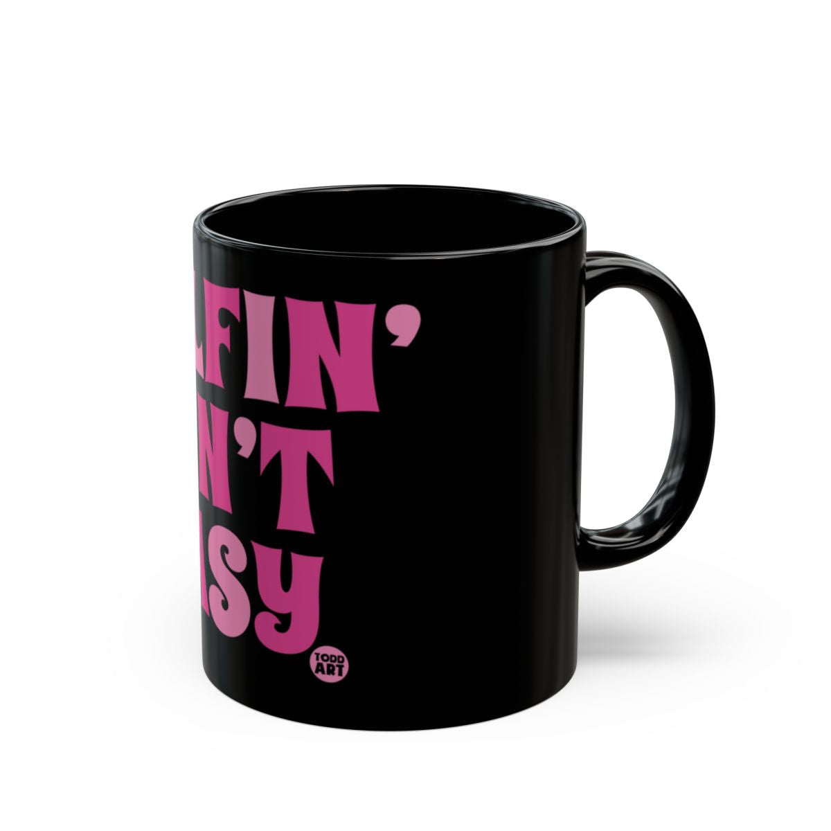 Bold Statement Black Coffee Mug Perfect for Gifting