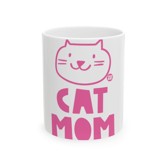 Cute Cat Mom Mug for Animal Lovers Coffee Cup Gift