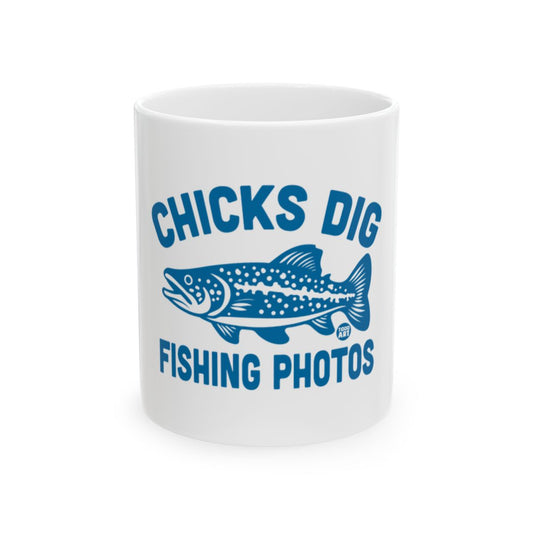 Chicks Dig Fishing Photos Mug for Fishing Enthusiasts
