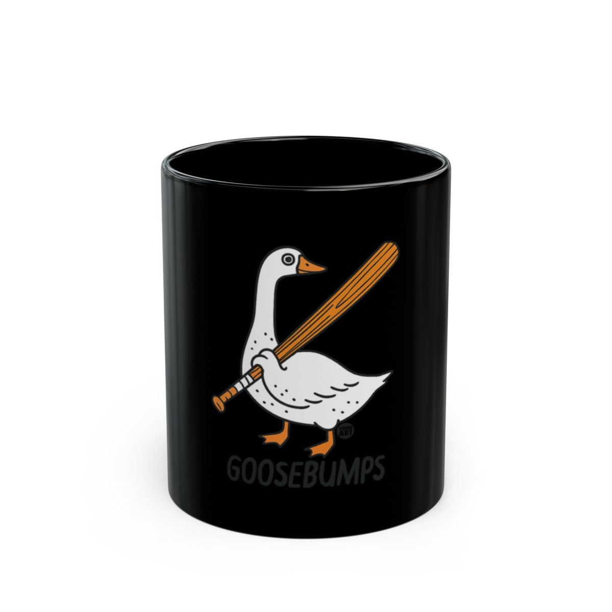 Goosebumps Duck with Baseball Bat Print Mug