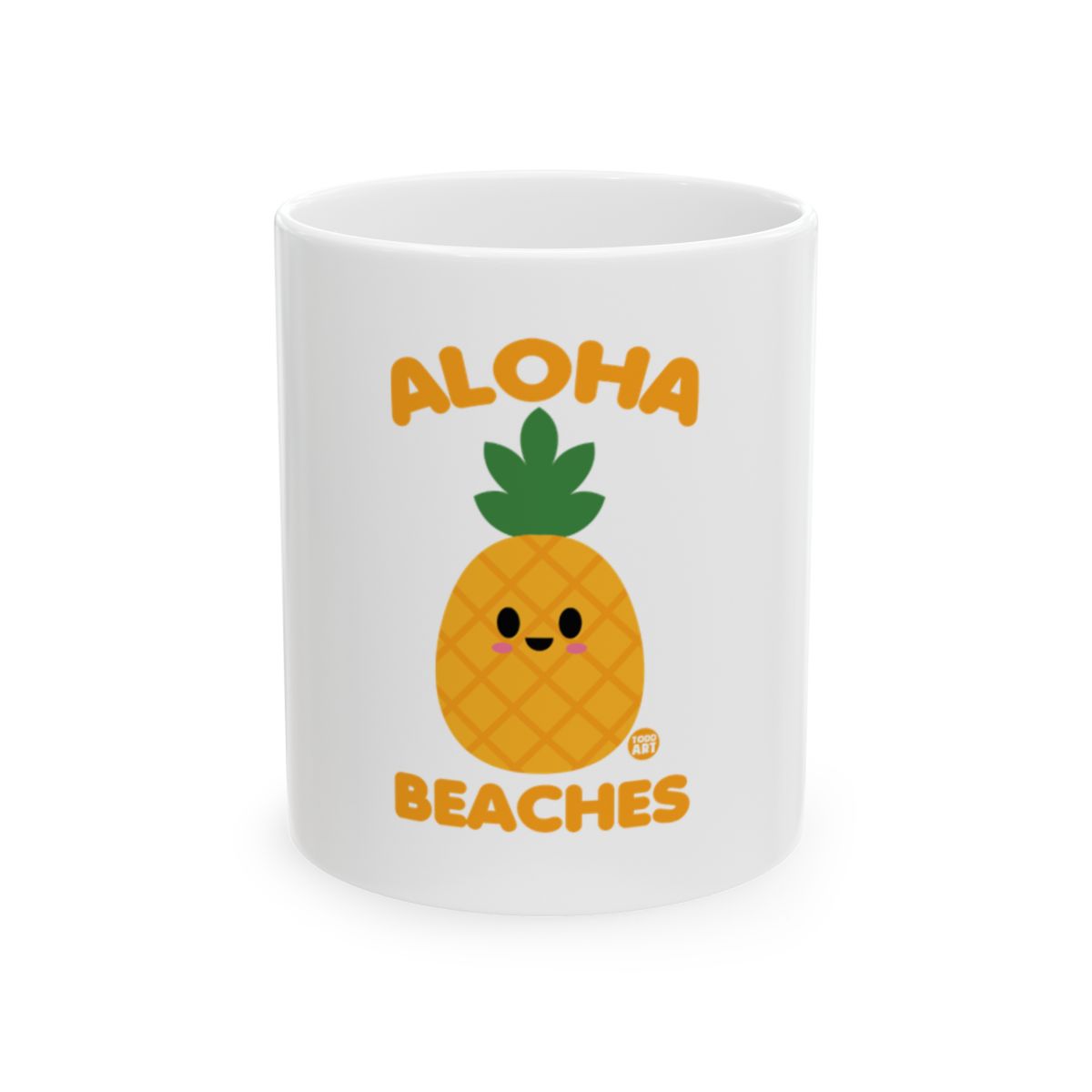 Aloha Beaches Pineapple Fun Mug for Happy Living