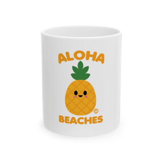 Aloha Beaches Pineapple Fun Mug for Happy Living