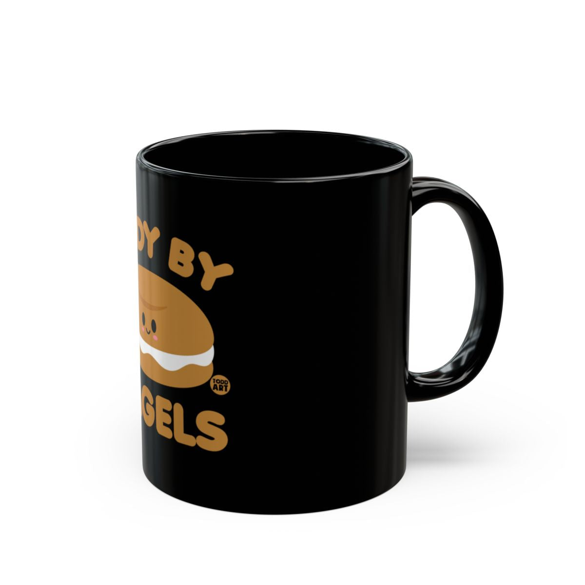 Enjoy By Bagels Funny Coffee Mug