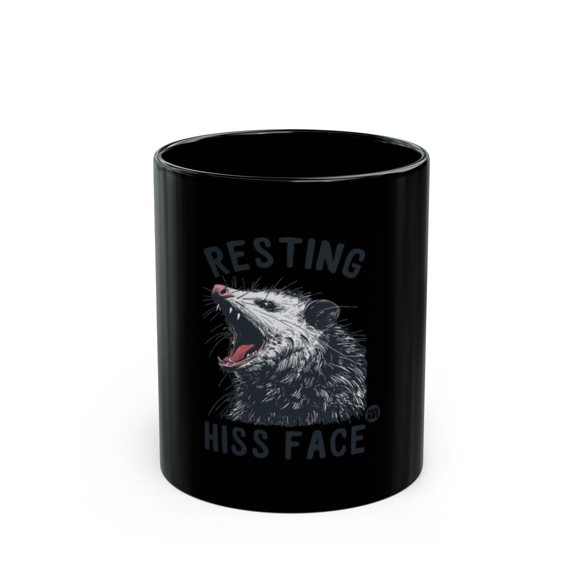Resting Hiss Face Opossum Graphic Design Mug