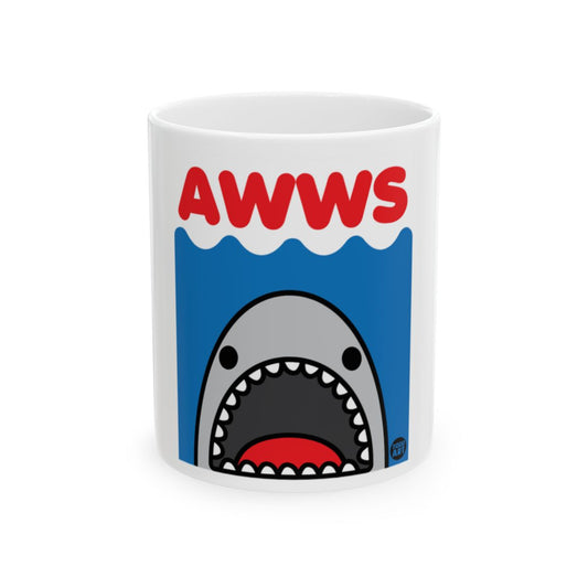 Cute Cartoon Shark Design Awws Coffee Mug