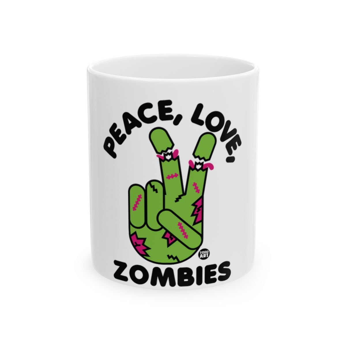 Peace Love Zombies Mug
