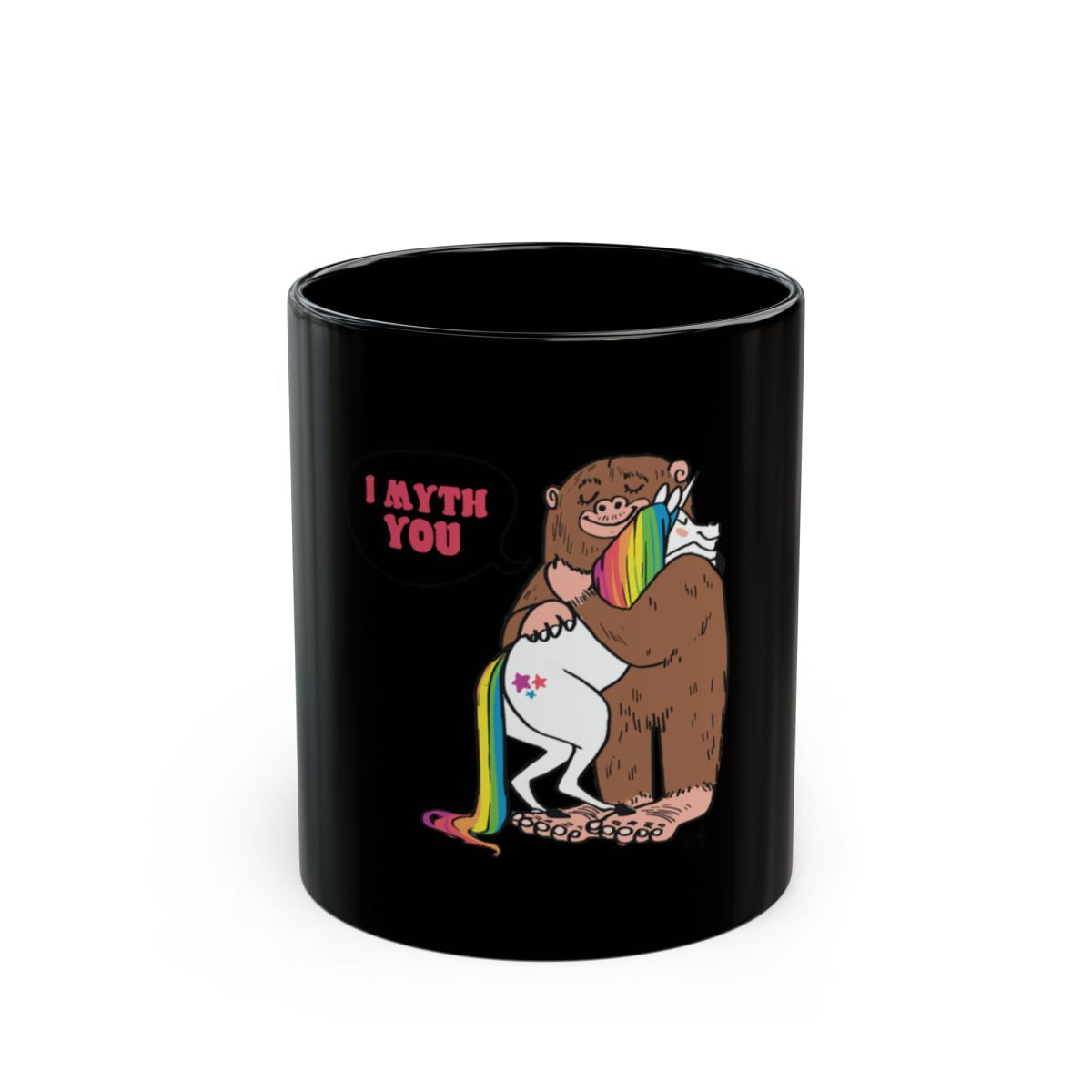 I Myth You Sloth Hugging Unicorn Mug