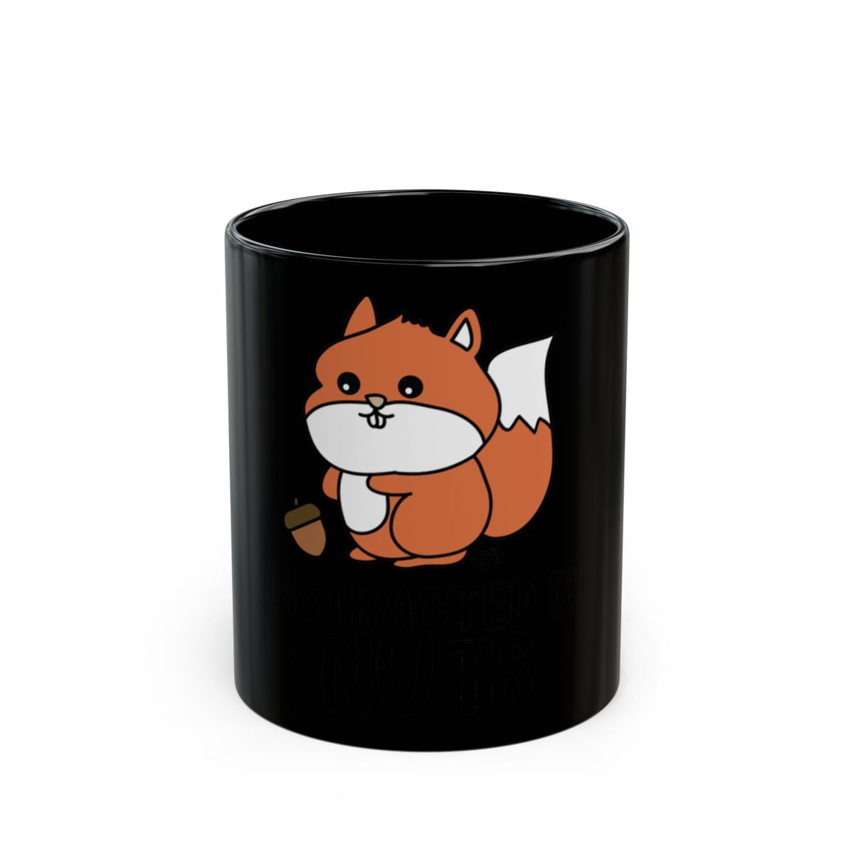 Distracted By Nuts Cute Cartoon Fox Mug Product