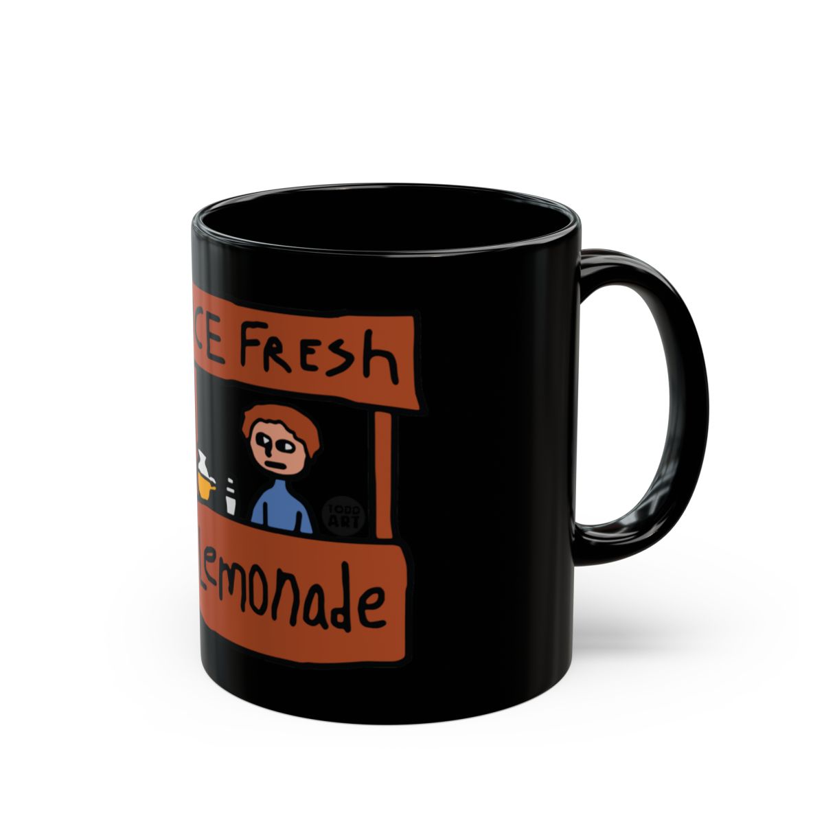 Funny Iced Fresh Lemonade Cartoon Mug