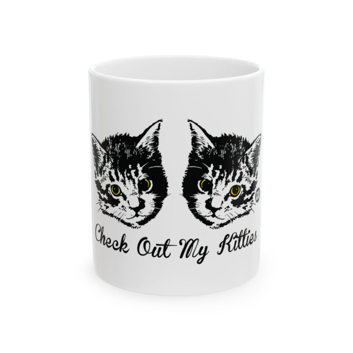 Check Out My Kitties Stylish Cat Design Mug