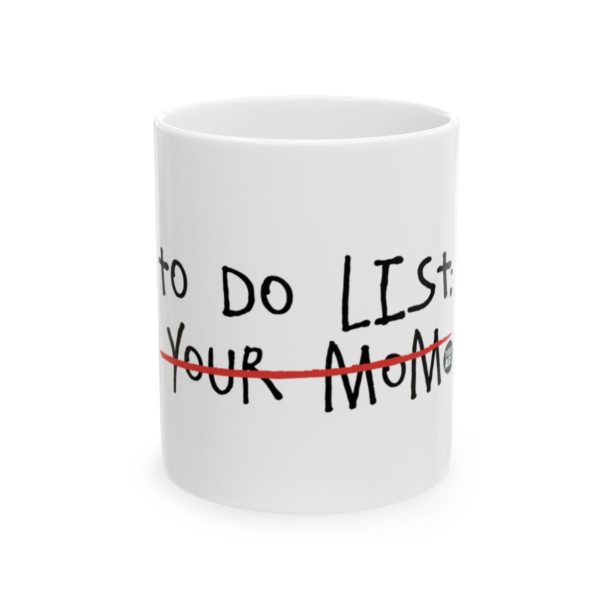 Fun and Humorous Mug with To Do List Design