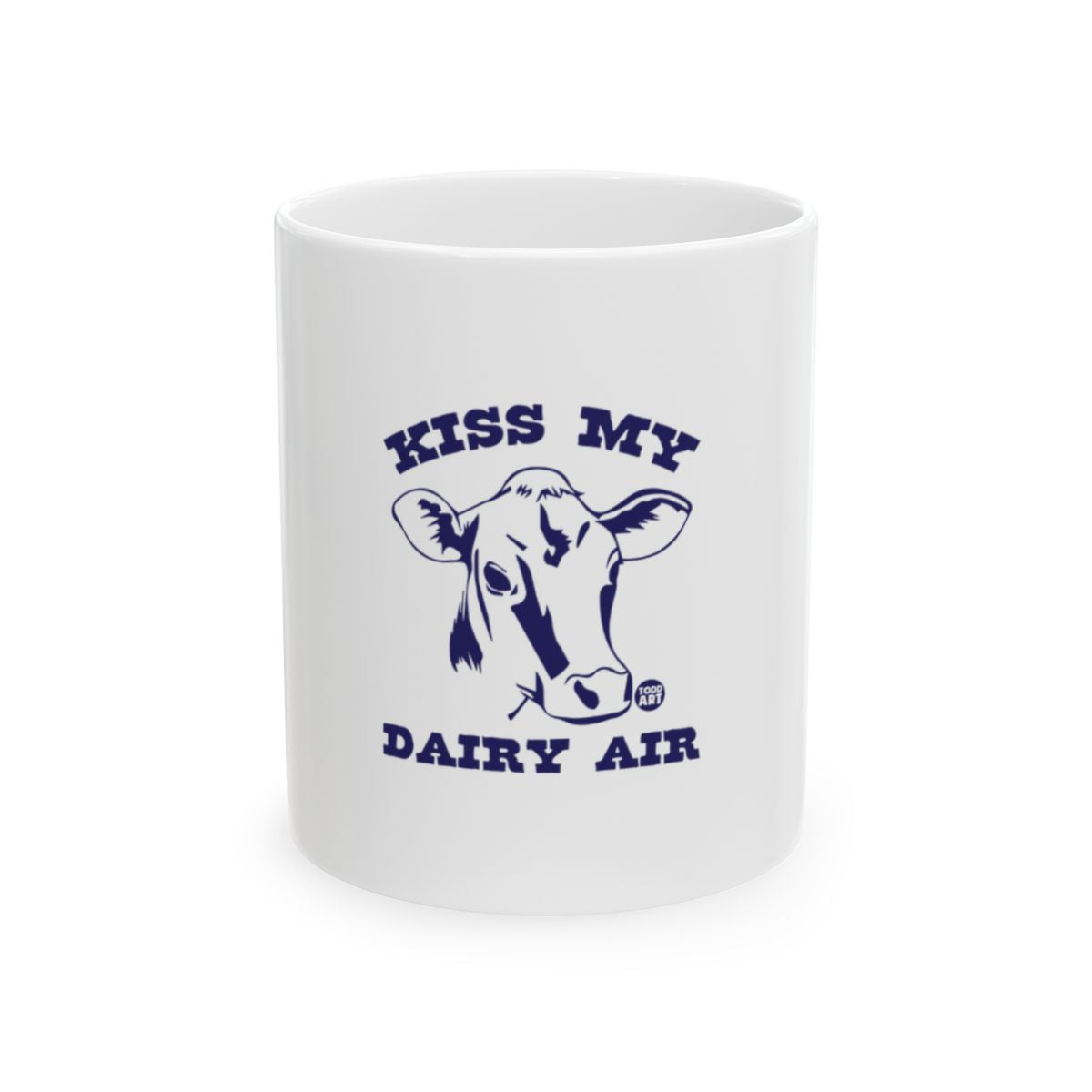 Kiss My Dairy Air Cow Design Mug