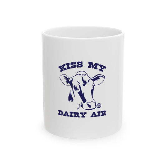 Kiss My Dairy Air Cow Design Mug