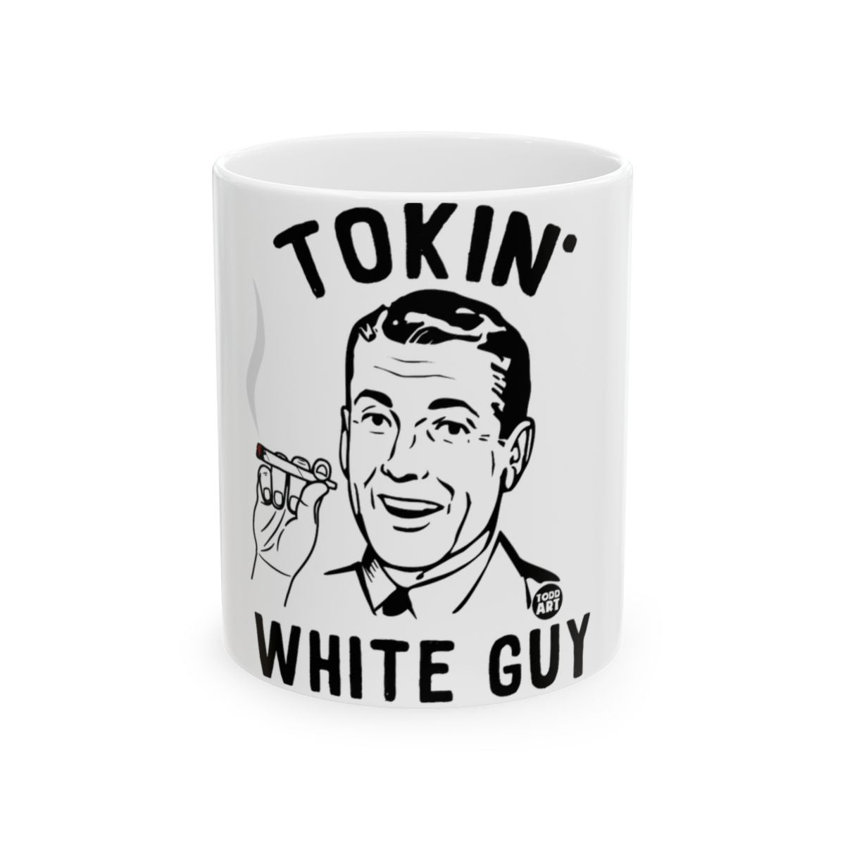 Tokin White Guy Cool Fun Graphic Mug