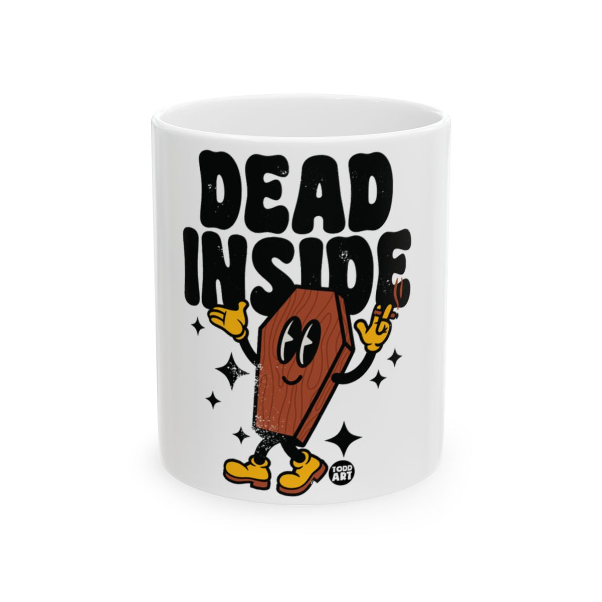 Dead Inside Character Art Design Coffee Mug