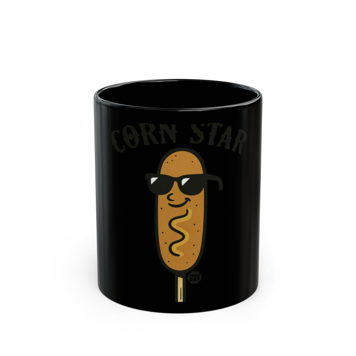 Fun Corn Star Mug with Cool Corn Dog Design