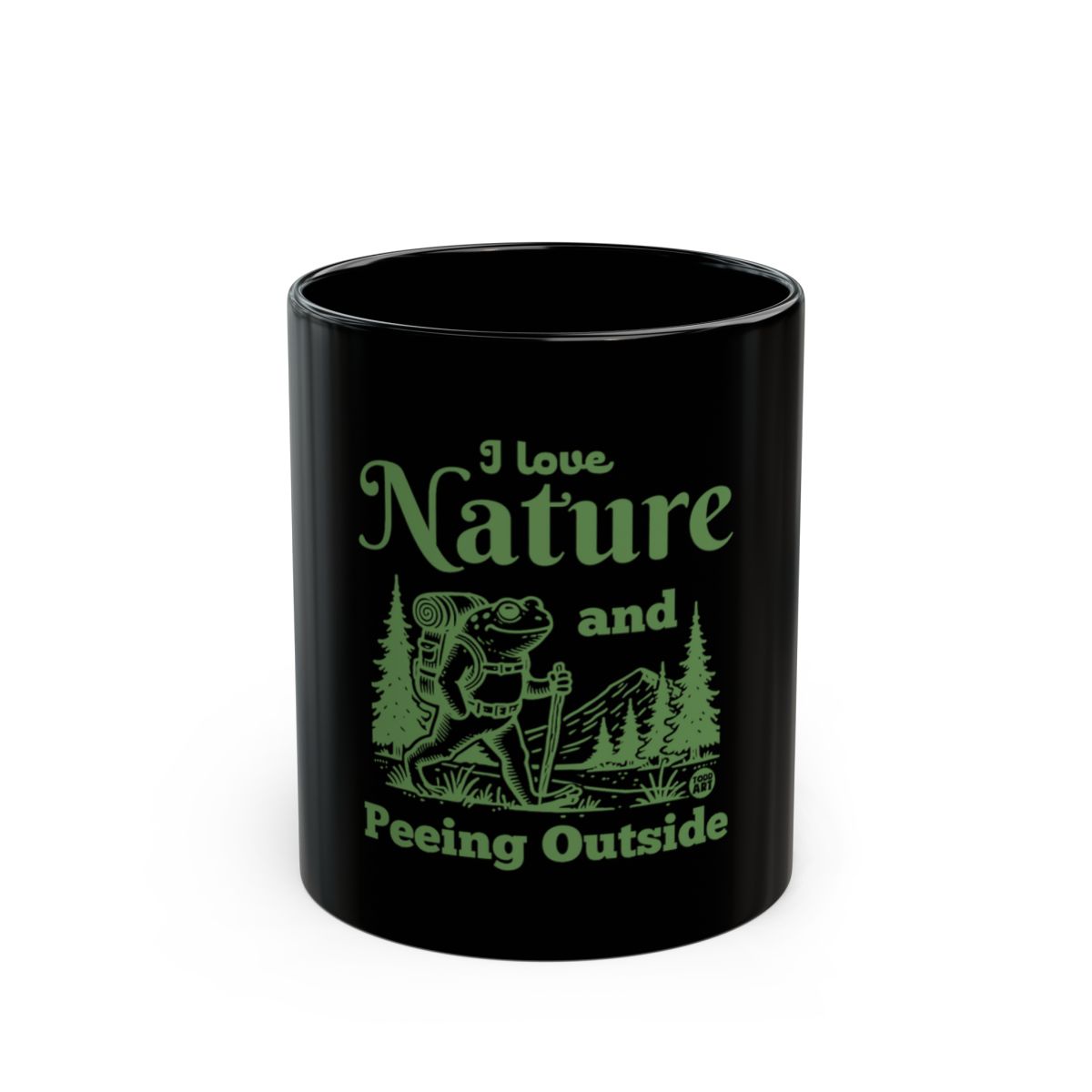 I Love Nature and Peeing Outside Mug product