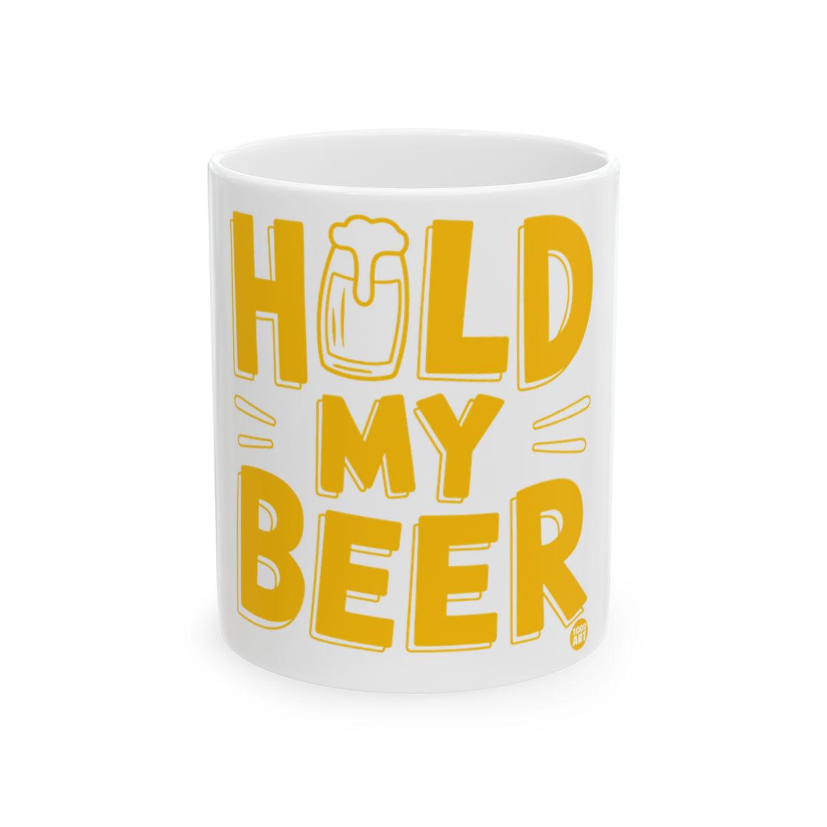 Hold My Beer Graphic Design Mug