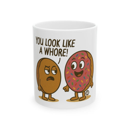 Funny Breakfast Characters Novelty Coffee Mug