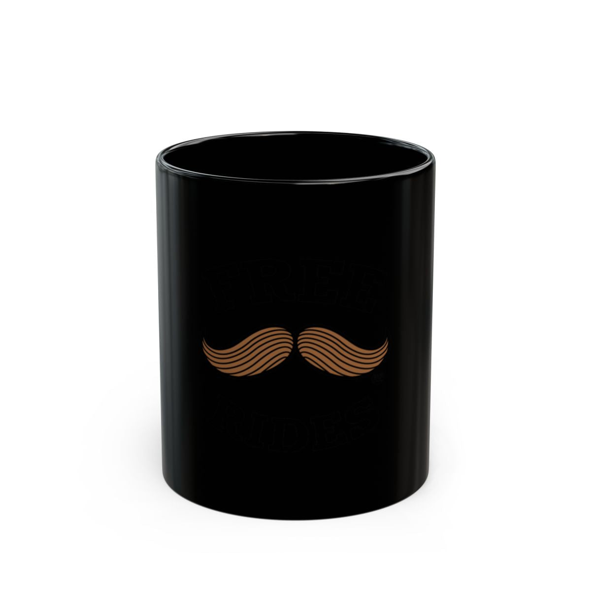Free Rides Mustache Novelty Mug