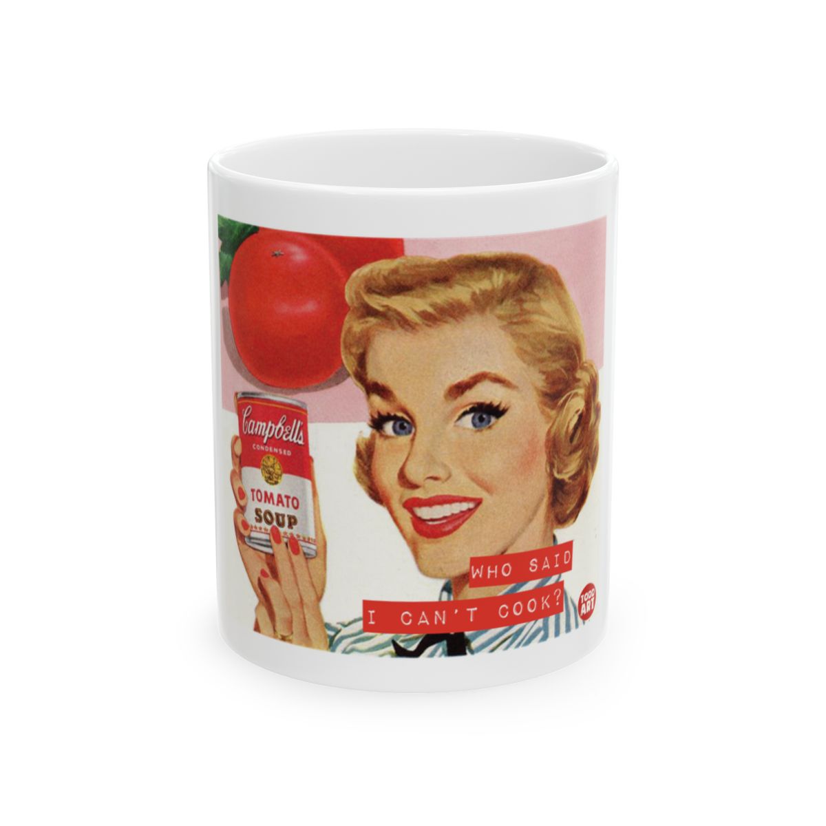 Retro Style Who Said I Can't Cook Mug for Kitchen