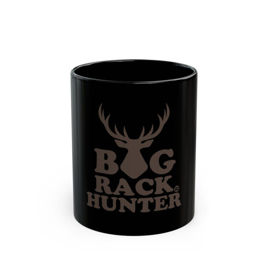 Big Rack Hunter Novelty Black Coffee Mug