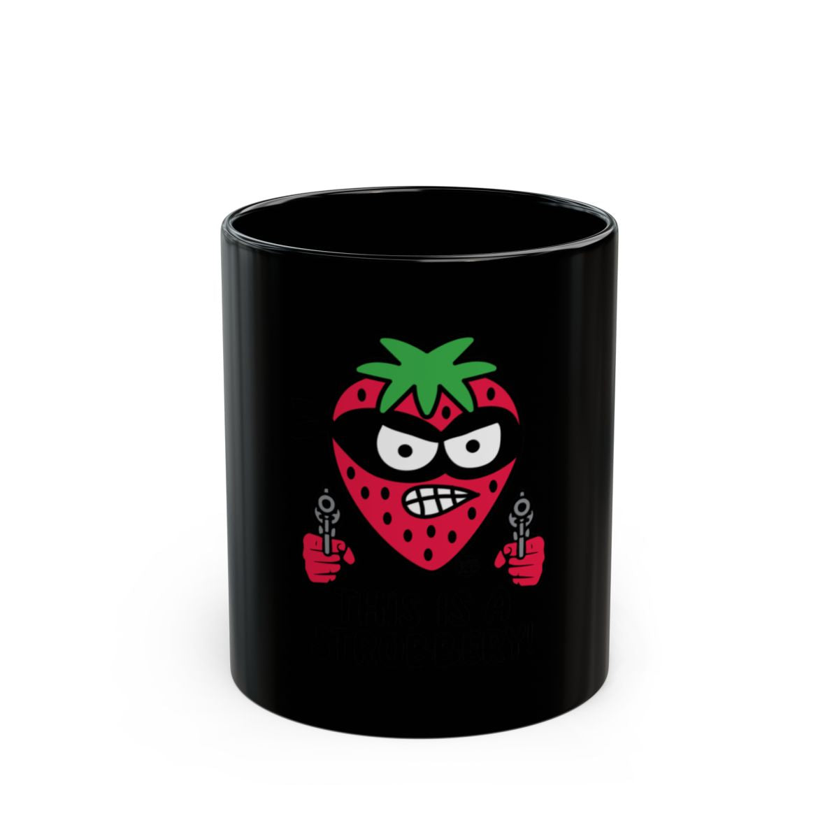 Funny Angry Strawberry Mug Perfect for Gifts