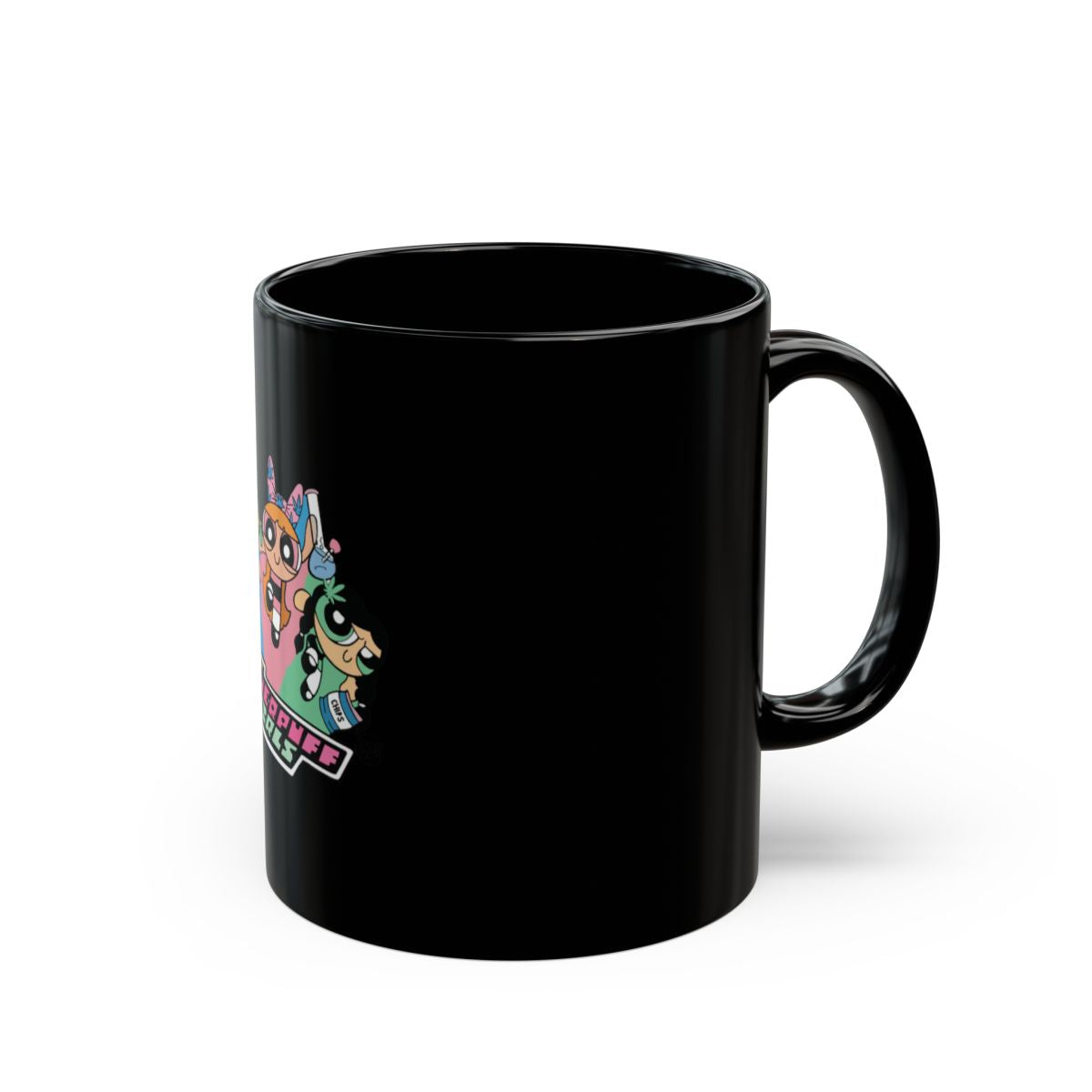 Nostalgic Power Trio Black Coffee Mug