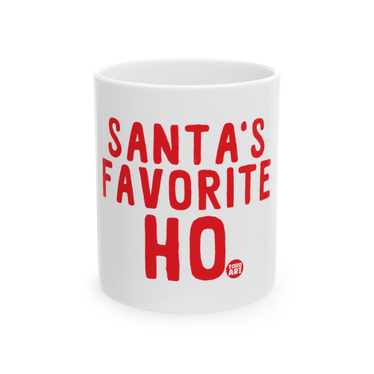 Santa's Favorite HO Funny Saying Mug