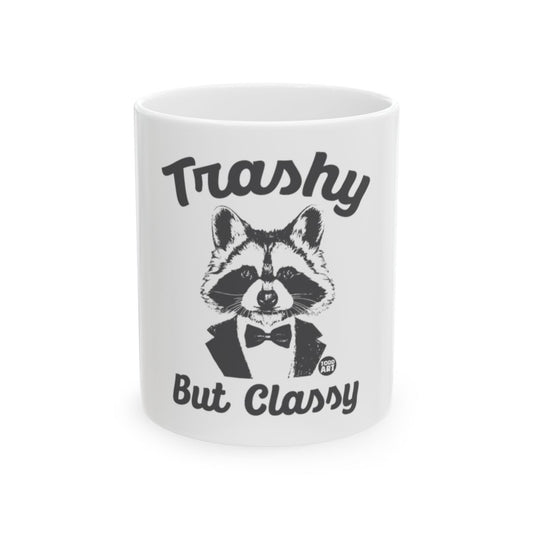 Trashy But Classy Raccoon Tuxedo Mug for Animal Lovers