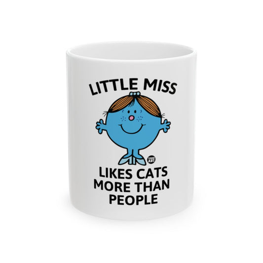 Little Miss Likes Cats More Than People Mug