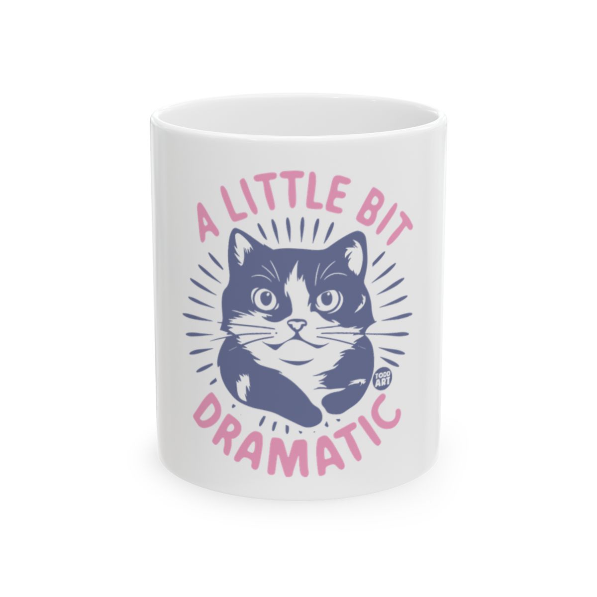 A Little Bit Dramatic Cat Mug for Pet Lovers