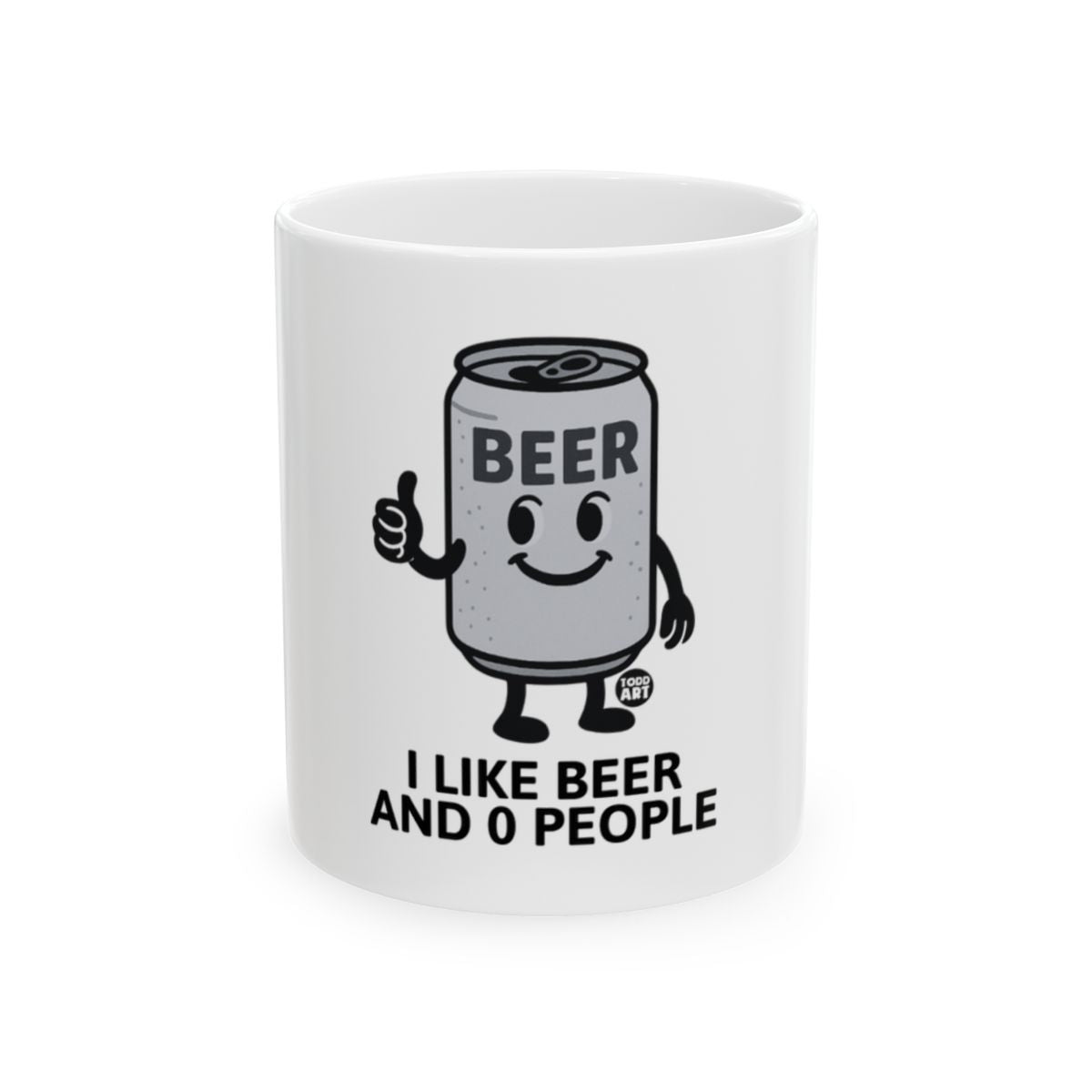 I Like Beer And 0 People Funny Mug Gift Item