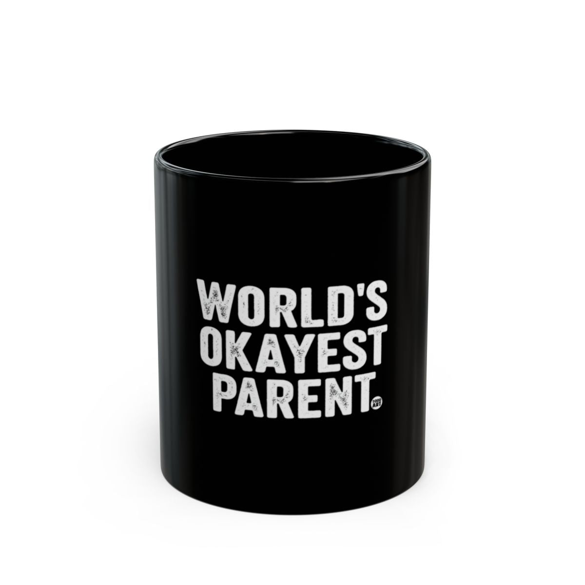 World's Okayest Parent Black Coffee Mug Product