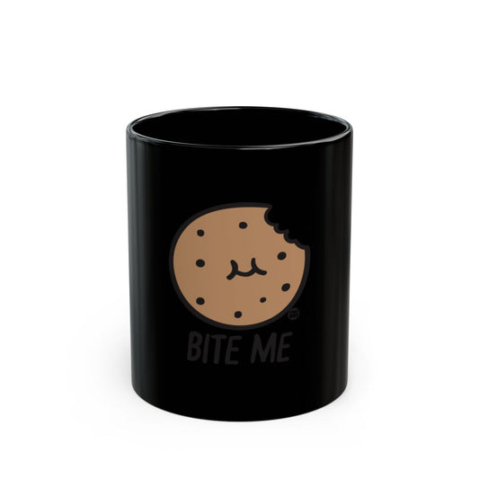 Bite Me Cookie Message Ceramic Mug
