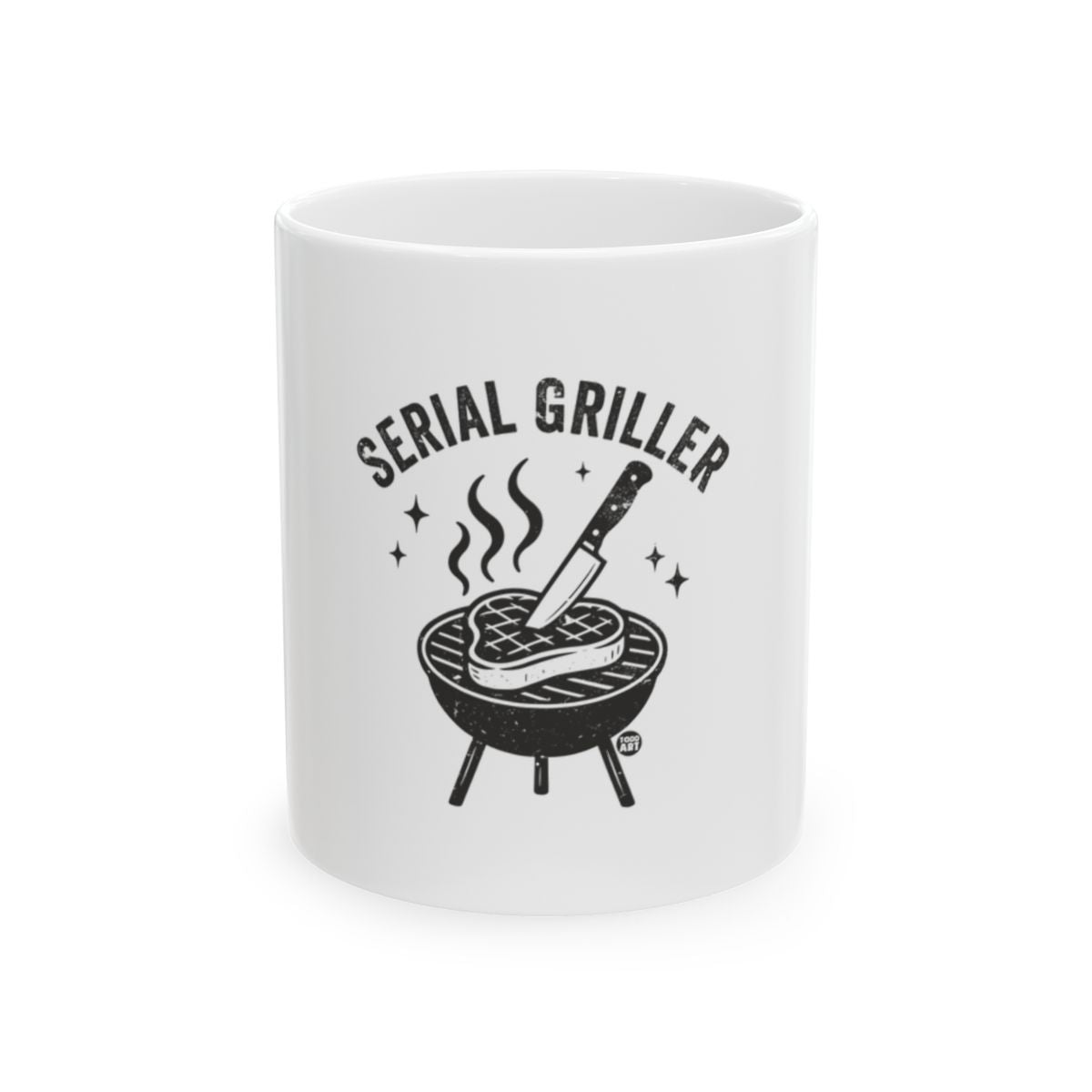 Serial Griller Funny BBQ Grill Design Mug