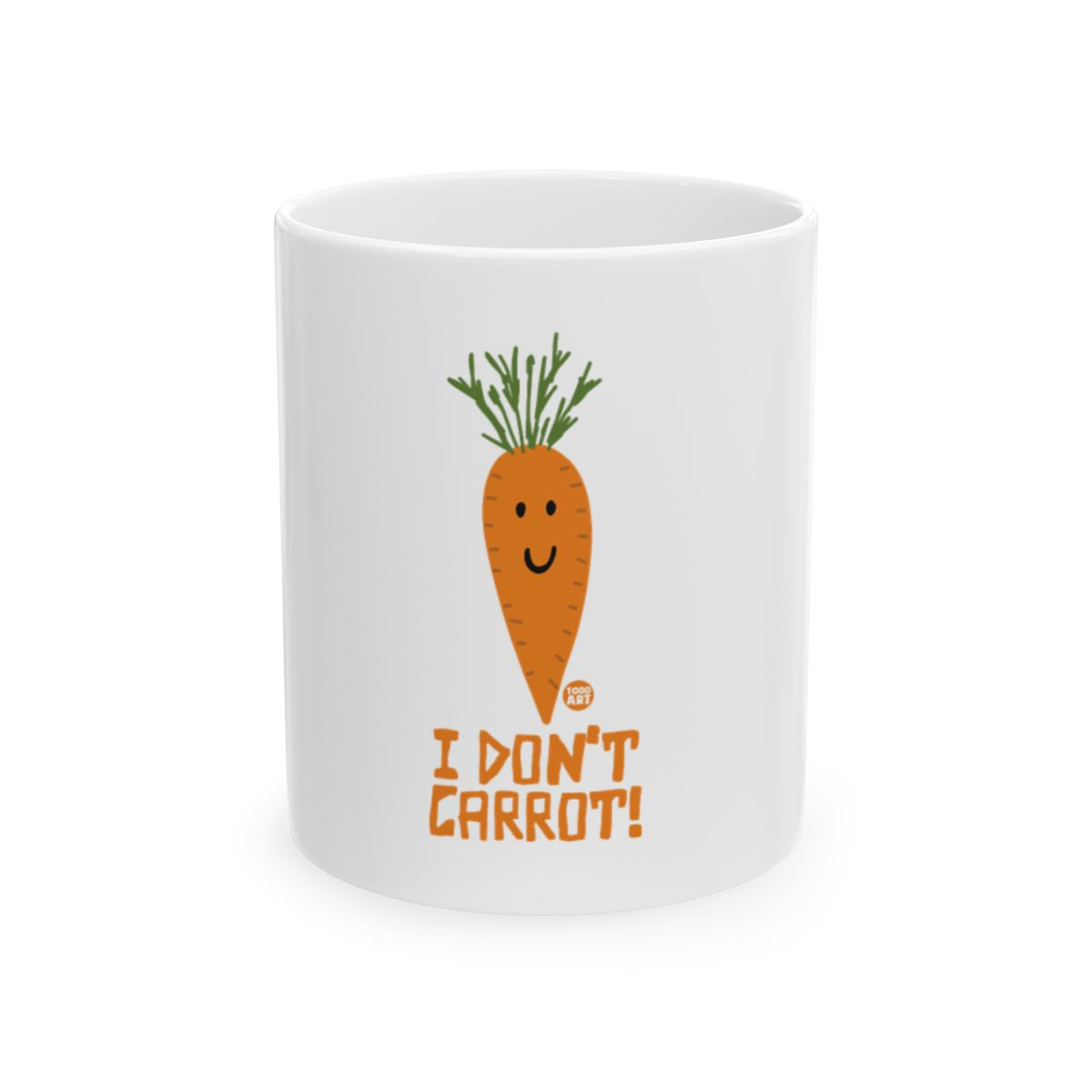Funny I Don't Carrot Smiling Carrot Mug Product