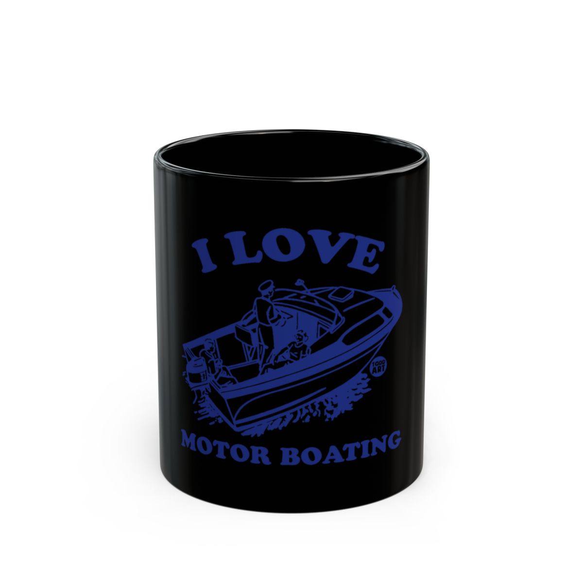 I Love Motor Boating Graphic Design Mug Product