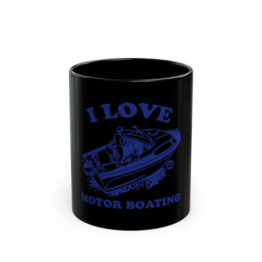 I Love Motor Boating Graphic Design Mug Product