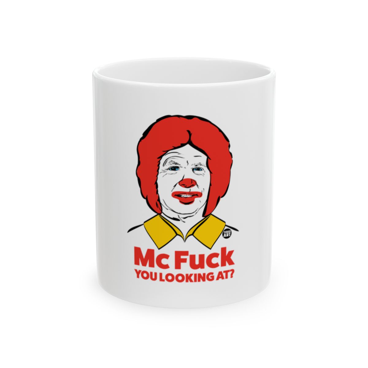 McF. You Looking At Fun Humorous Mug for Coffee Tea