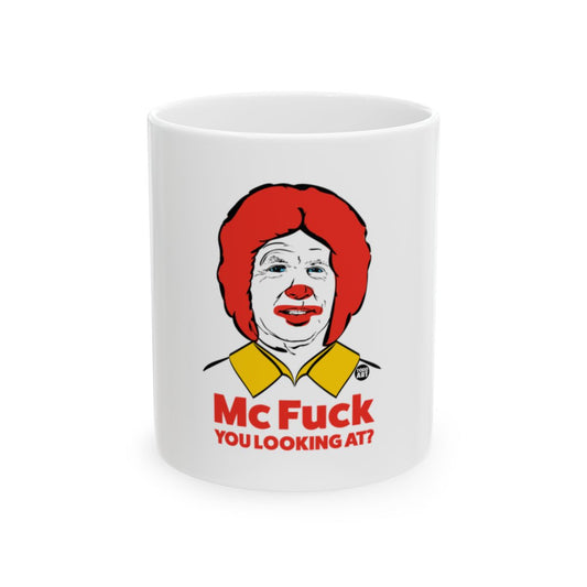 McF. You Looking At Fun Humorous Mug for Coffee Tea
