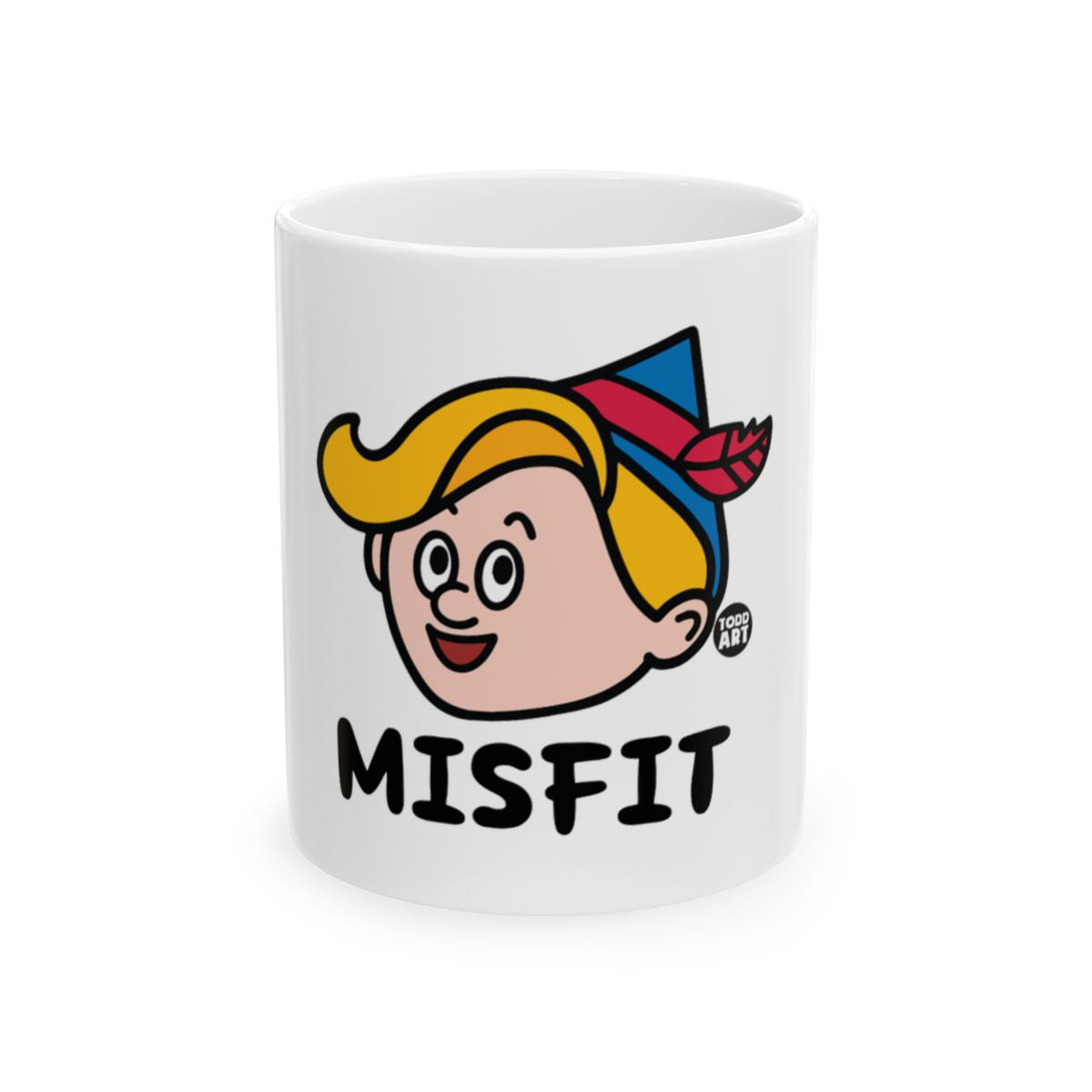 Misfit Illustrated Artwork Coffee Mug