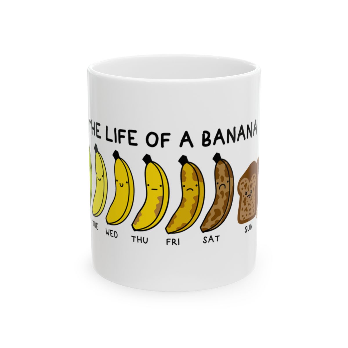 Funny Life of a Banana Coffee Mug for Your Daily Drink