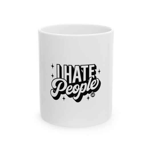 I Hate People Printed Mug for a Fun Office Gift
