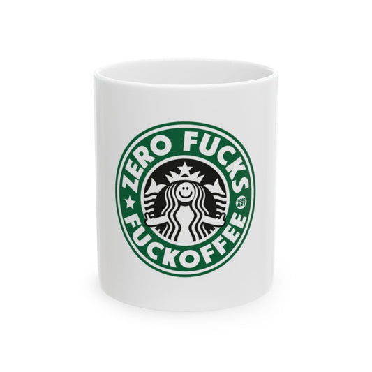 Zero Fucks Fuckoffee Parody Funny Mug product