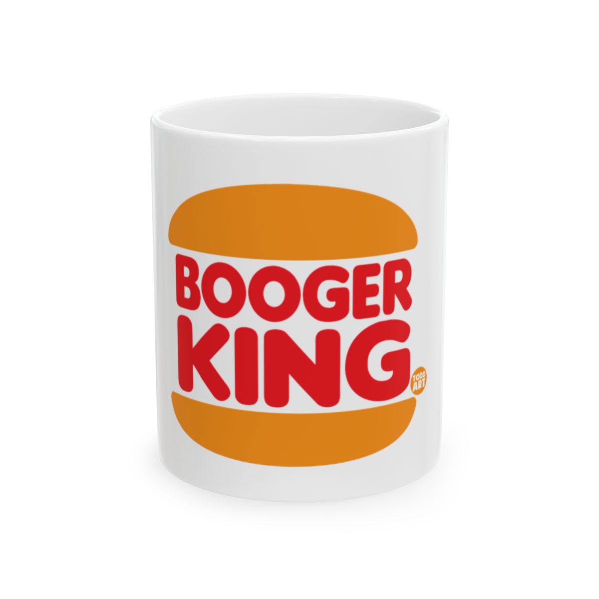 Booger King Funny Burger Design Coffee Mug