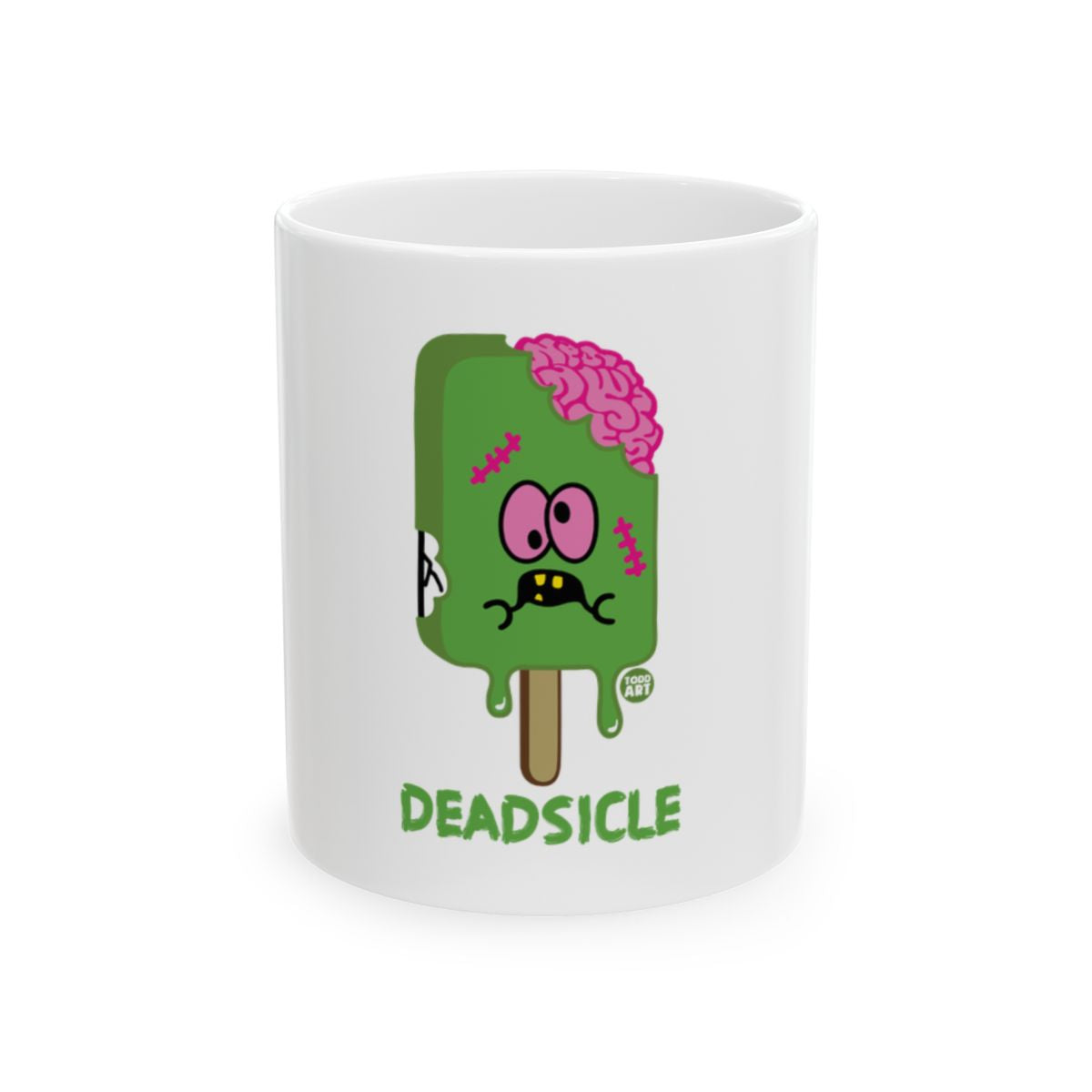 Deadsicle Zombie Popsicle White Ceramic Mug