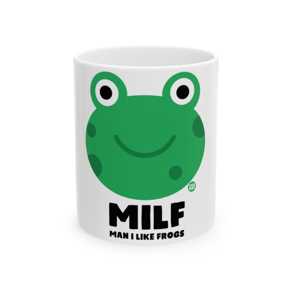 Fun Froggy MILF Man I Like Frogs Mug for Frog Lovers