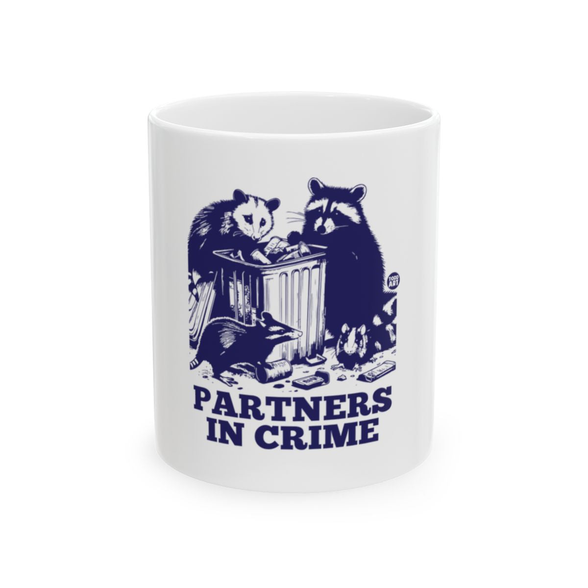 Partners In Crime Raccoon Mug for Animal Lovers